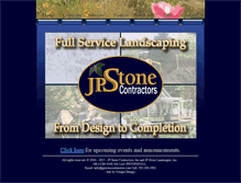 Tablet Screenshot of jpstonecontractors.com